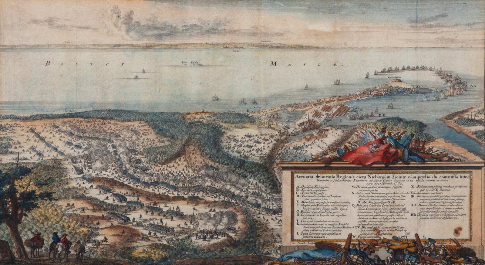 ACCURATA DELINEATIO REGIONIS CIRCA NIEBURGUM, 1697 (1 of 3)