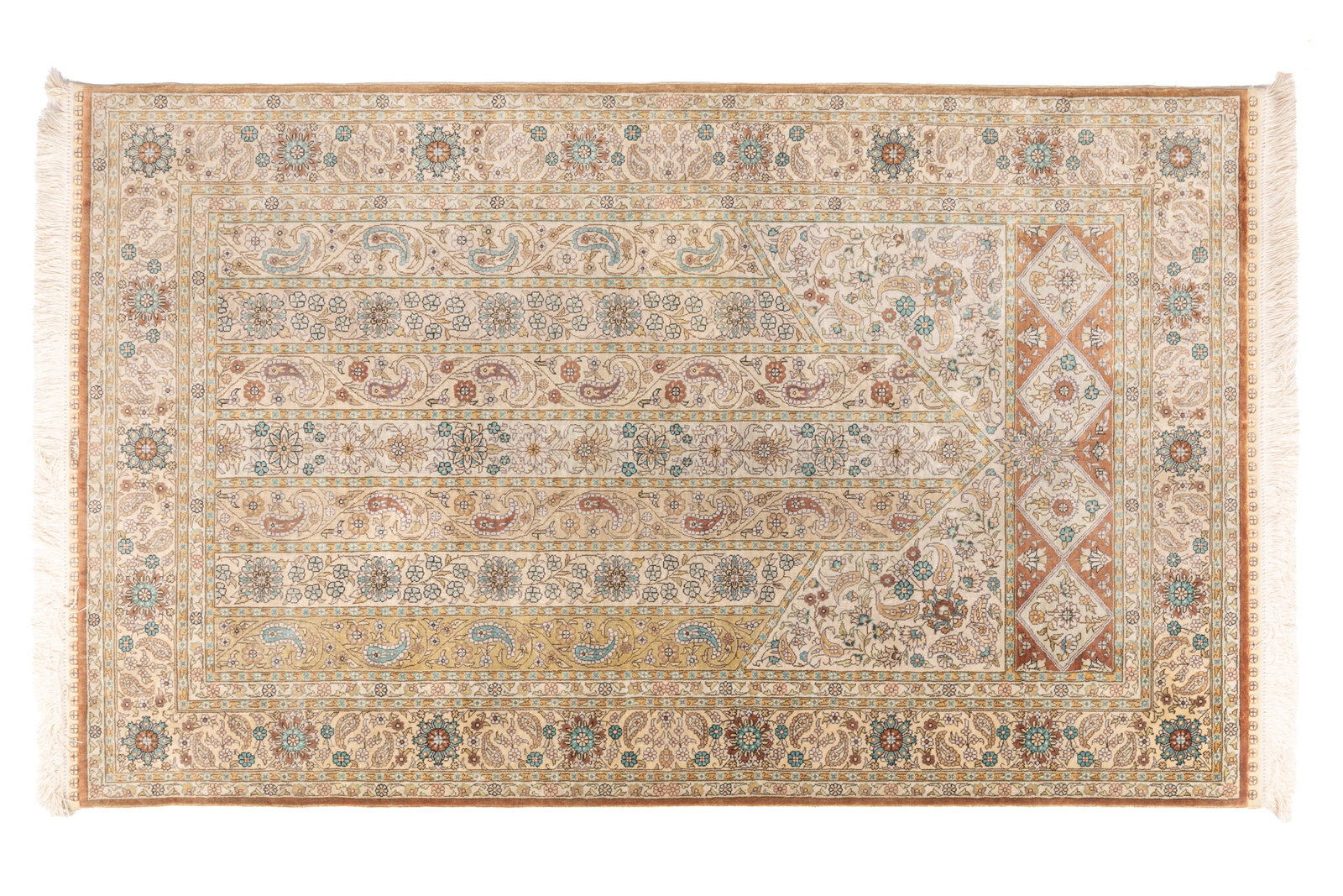 PERSIAN RUG WITH PAISLEY PATTERN (1 of 3)