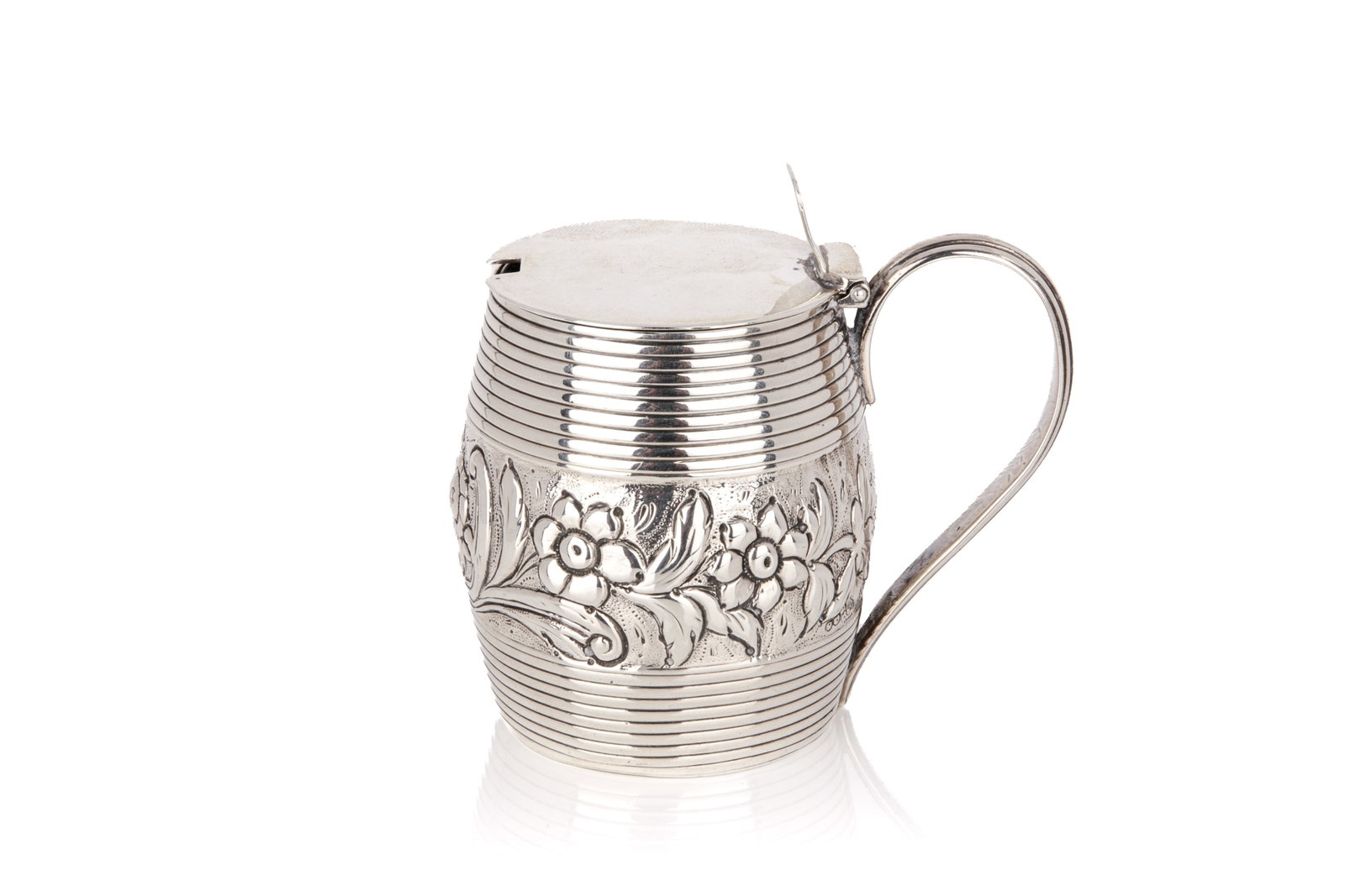 GEORGE III SILVER MUSTARD POT, 105g (1 of 6)