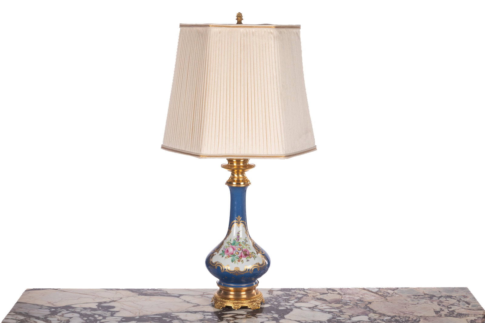 FRENCH PORCELAIN TABLE LAMP (1 of 4)