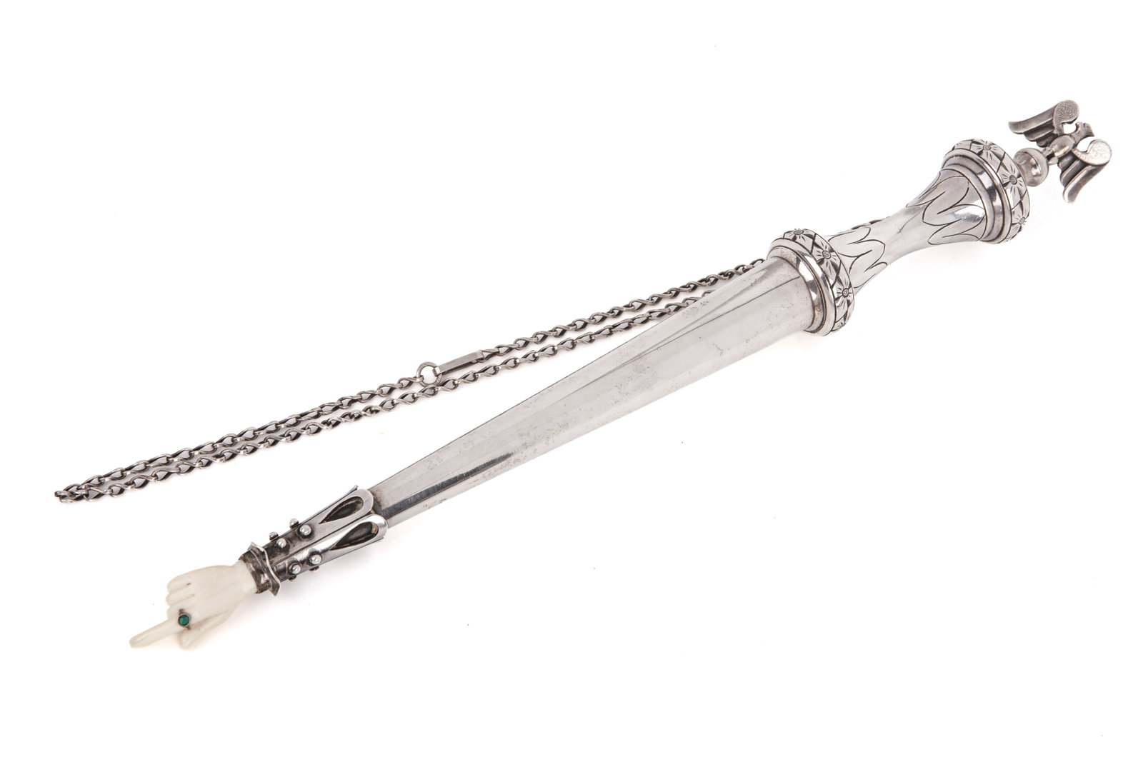 CONTINENTAL SILVER YAD TORAH POINTER (1 of 4)