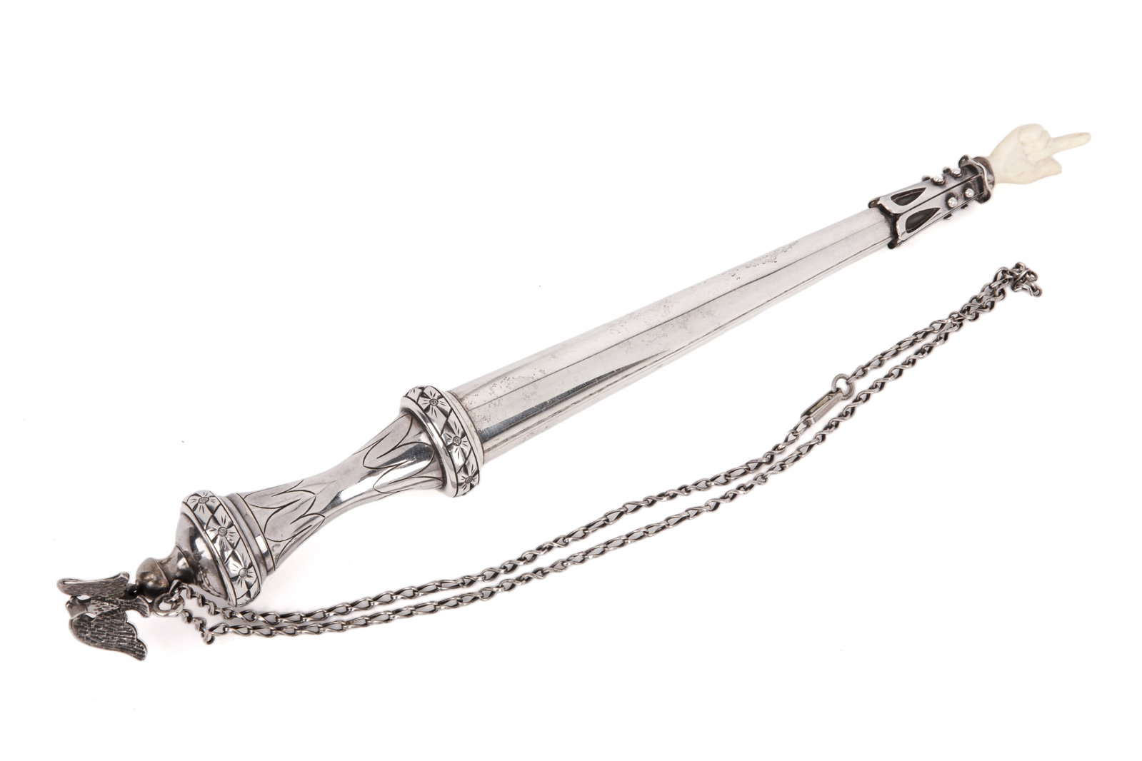 CONTINENTAL SILVER YAD TORAH POINTER - 3