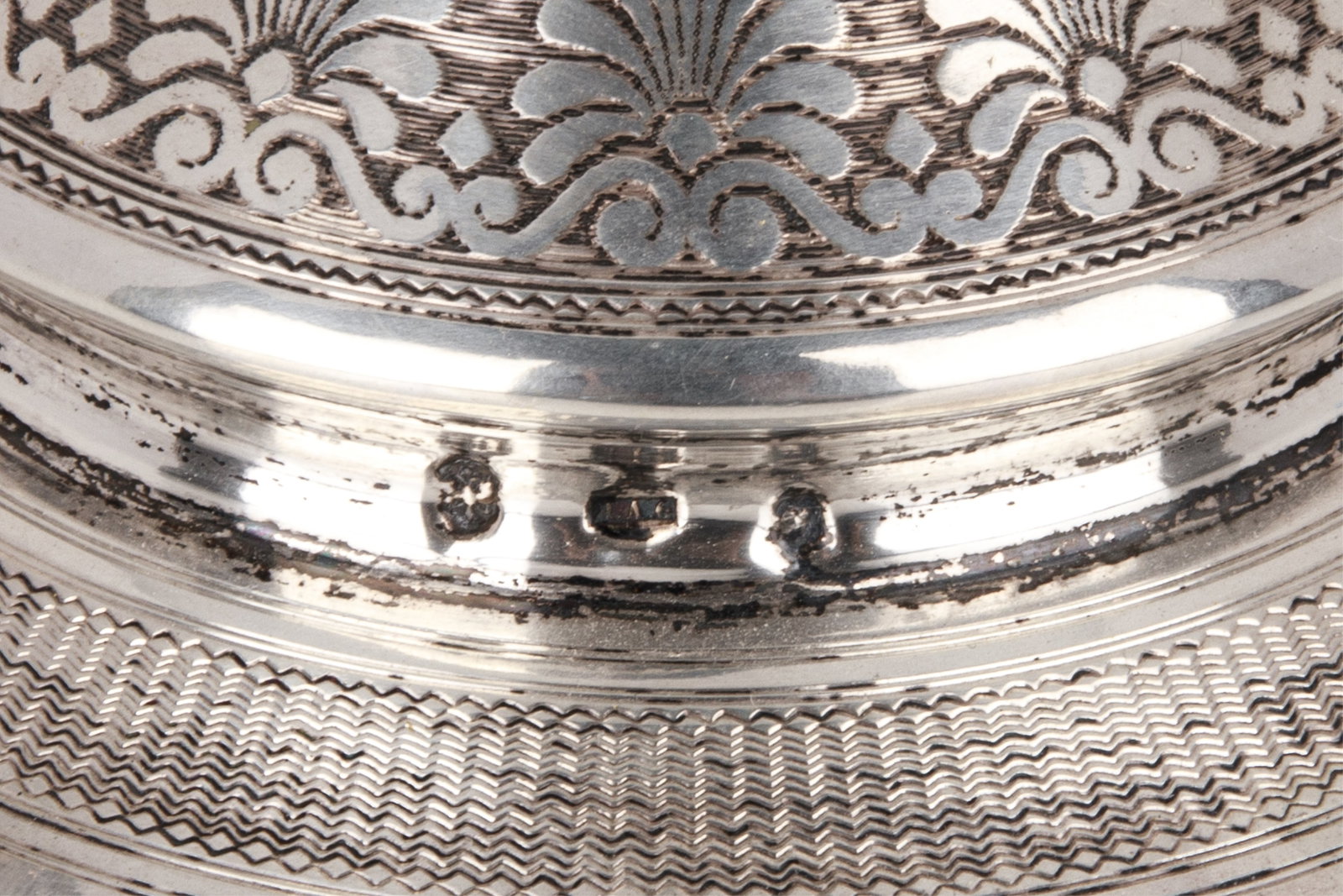 PAIR AUSTRO HUNGARIAN SILVER CANDLESTICKS - 3