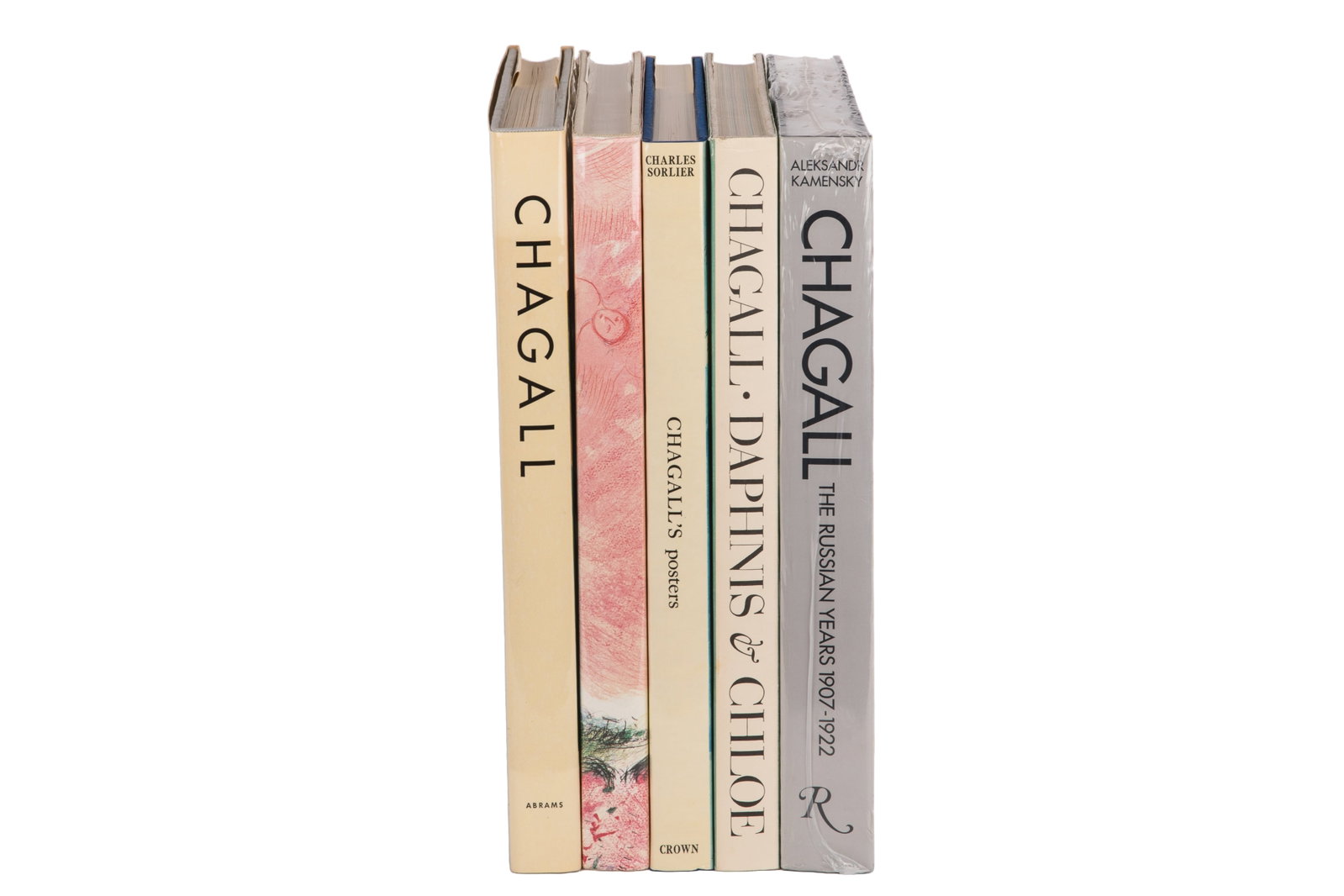 FIVE HARDCOVER BOOKS ON MARC CHAGALL (1 of 1)