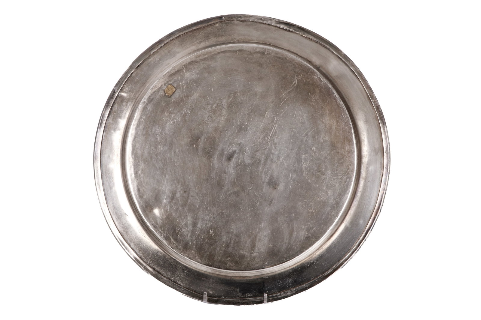SILVERPLATED JUDAICA PRESENTATION PLATTER - 4