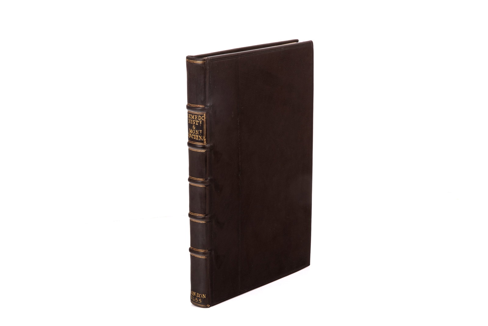 SEMEDO. RENOWNED MONARCHY OF CHINA (1655): Alvaro de Semedo. "The History of That Great and Renowned Monarchy of China" (London: Printed for John Crook, and are to be Sold at His Shop at the Sign of the Ship, 1655). First edition. Quarto. Rebo