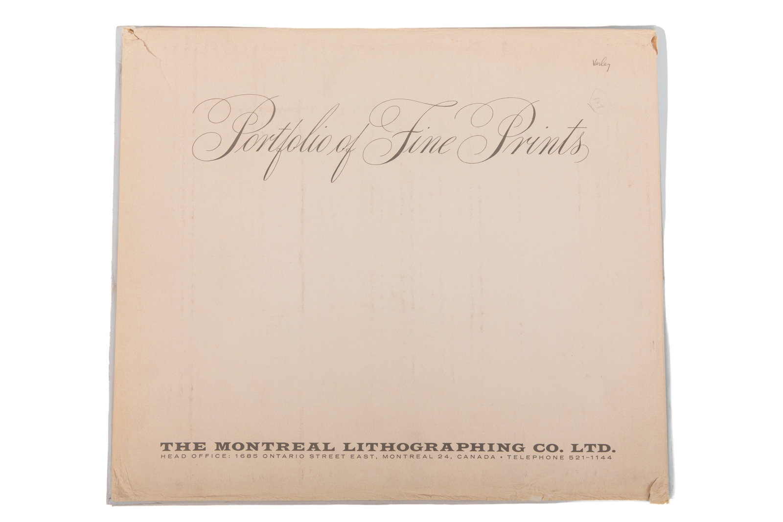 PORTFOLIO OF FINE PRINTS: F.H. VARLEY (1 of 5)