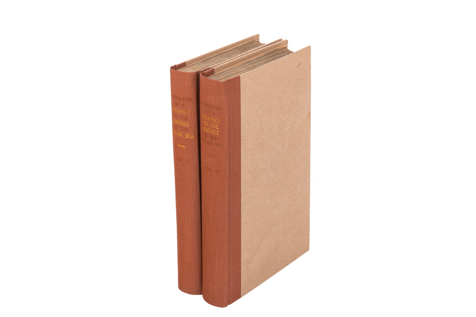 FRANKLIN, JOURNEY TO THE POLAR SEA, 1824 2 VOLUMES (1 of 3)