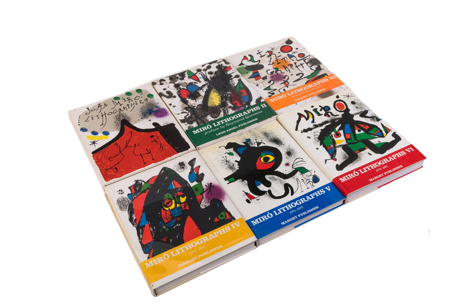 JOAN MIRO LITHOGRAPHS (COMPLETE SET, 6 VOLUMES) (1 of 15)