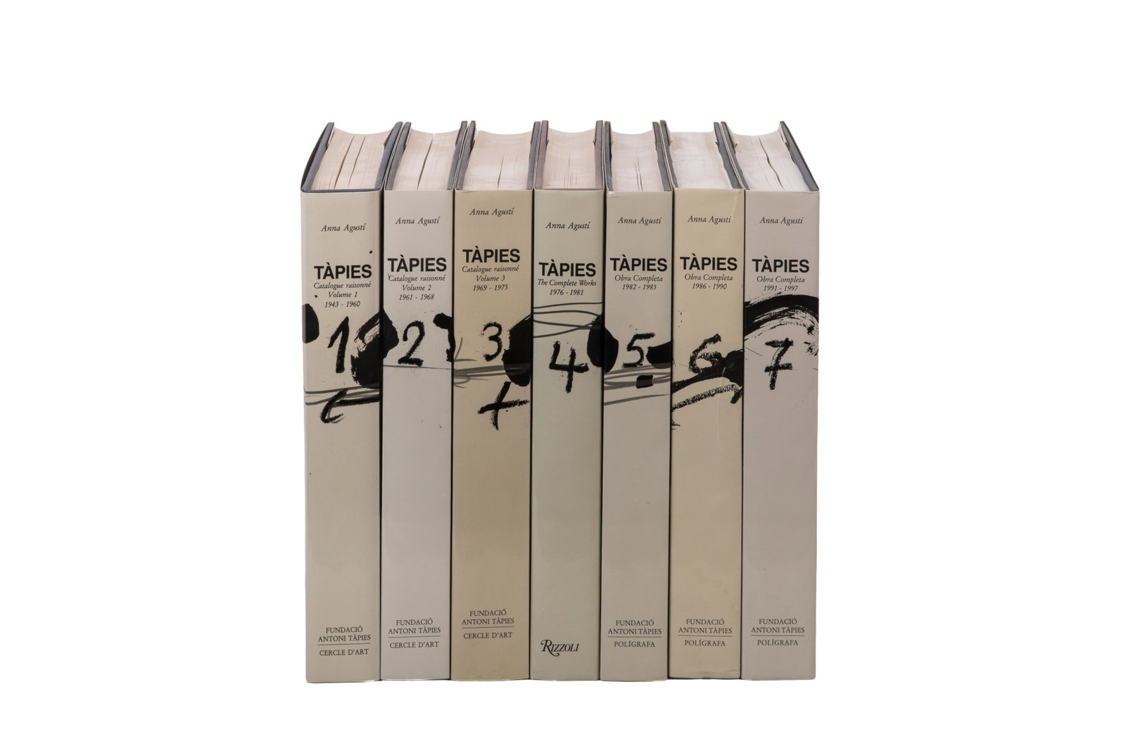ANNA AGUSTI. TAPIES CATALOGUE RAISONNE (7 VOLS) (1 of 1)