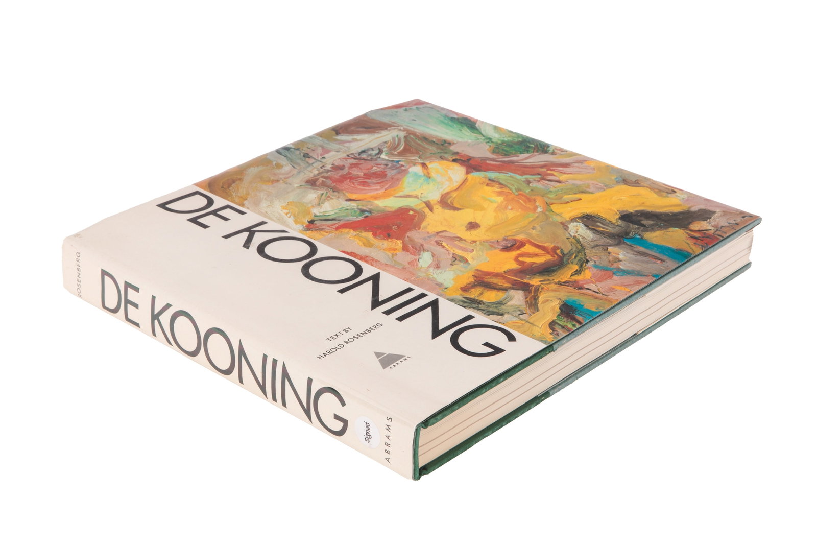 ROSENBERG. DE KOONING (1973, SIGNED) (1 of 4)