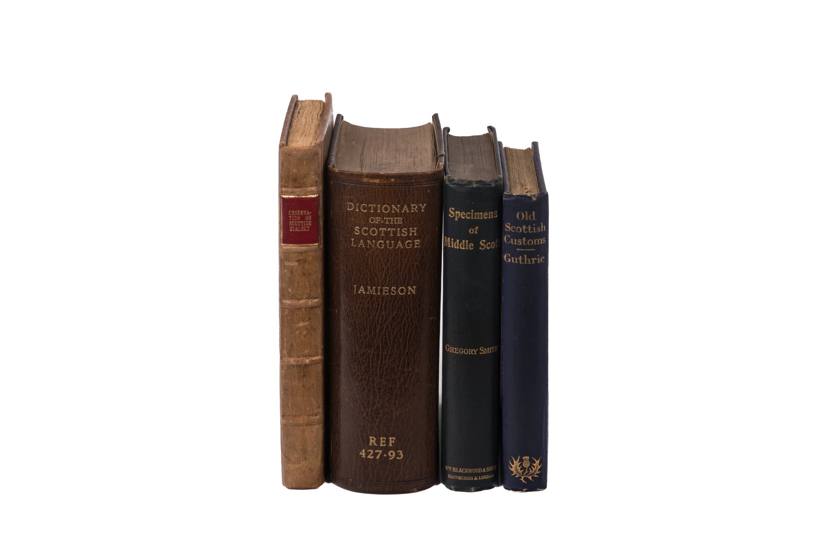 LOT OF BOOKS ON THE SCOTTISH DIALECT (4 VOLUMES) (1 of 1)