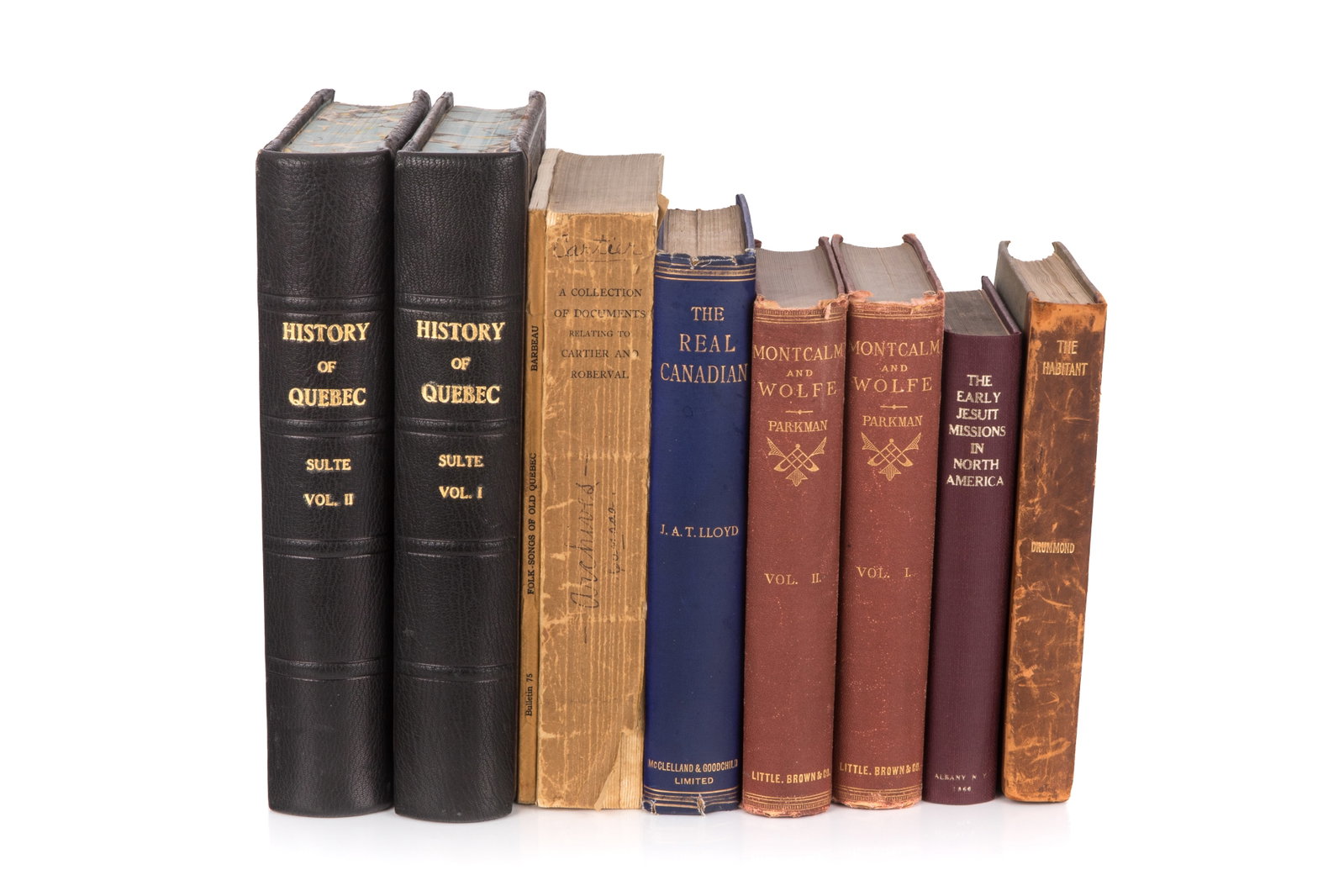 LOT OF BOOKS ON QUEBEC NINE VOLUMES (1 of 4)