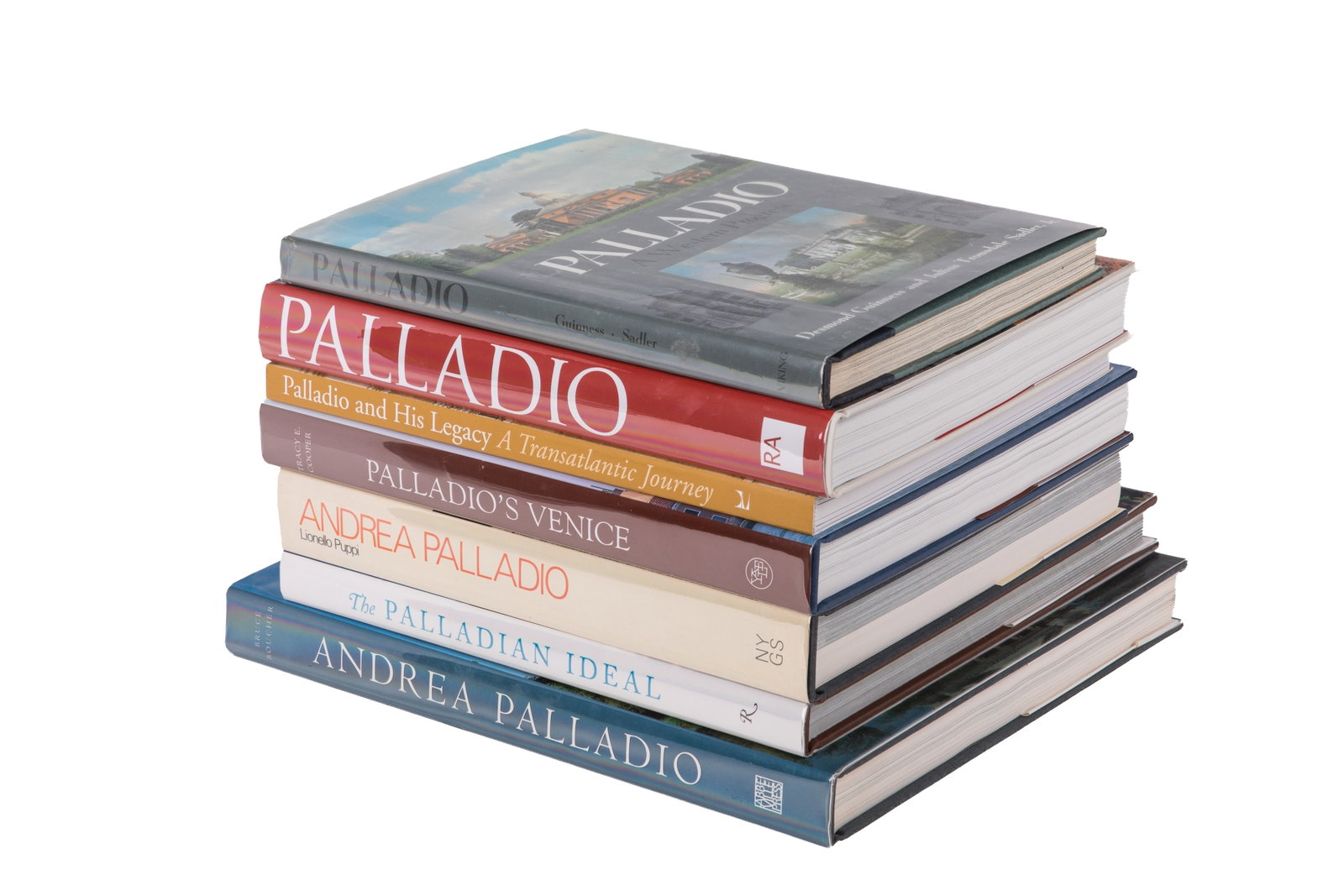 LOT OF BOOKS ON ANDREA PALLADIO (7 VOLUMES) (1 of 1)