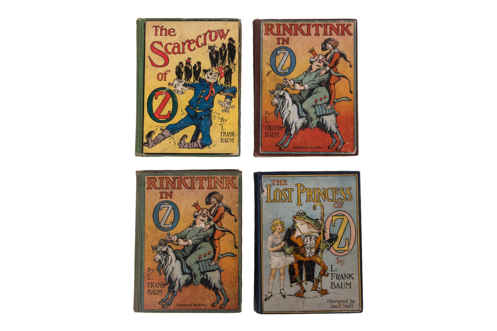 L. FRANK BAUM. WIZARD OF OZ BOOKS (4 VOLUMES) (1 of 2)