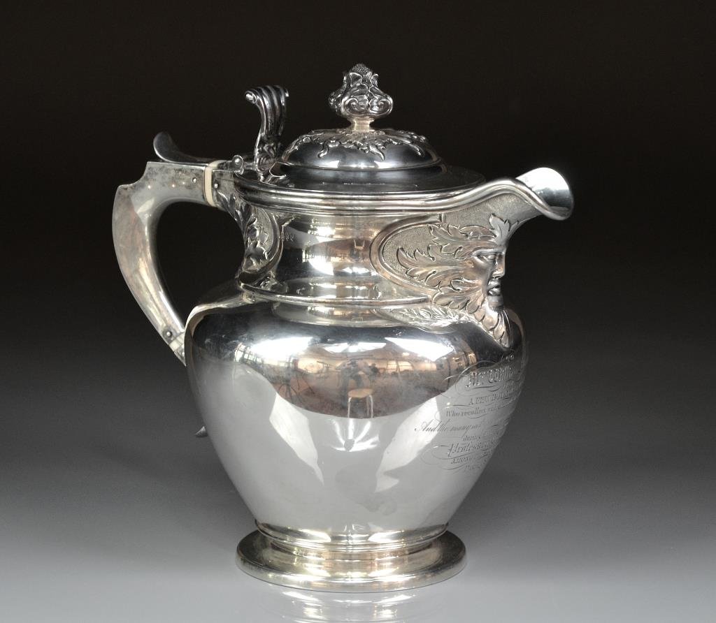 GEORGIAN SCOTTISH SILVER PRESENTATION WATER JUG (1 of 4)