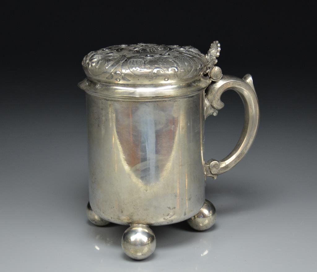 GERMAN SILVER TANKARD (1 of 4)