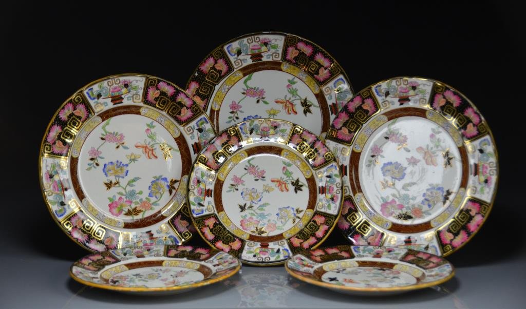 LOT OF ASHWORTH IRONSTONE DINNERWARE (1 of 2)