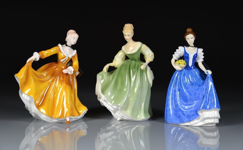 THREE ROYAL DOULTON FIGURES (1 of 1)