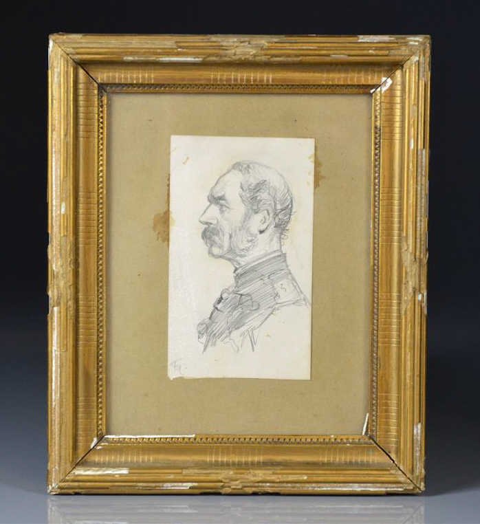 DRAWING OF KING CHRISTIAN IX OF DENMARK (1 of 3)