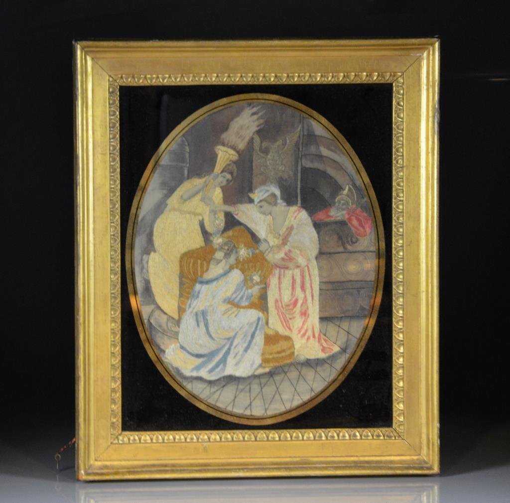 CONTINENTAL EMBROIDERED NEEDLEWORK (1 of 5)