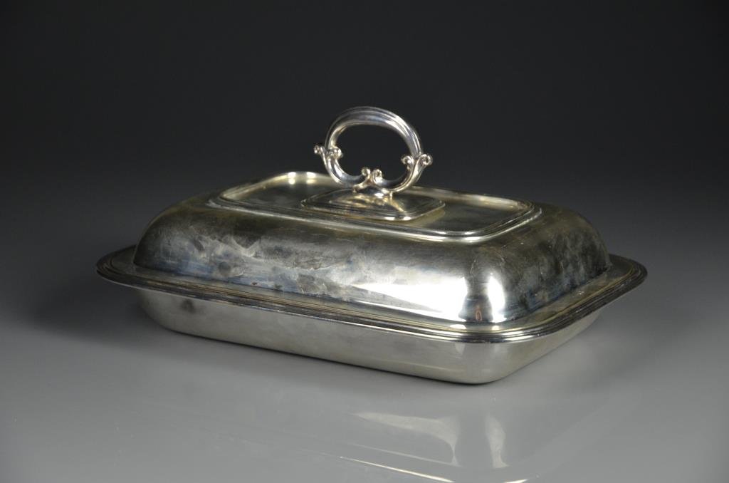 BIRKS CANADIAN SILVER COVERED ENTREE DISH (1 of 2)