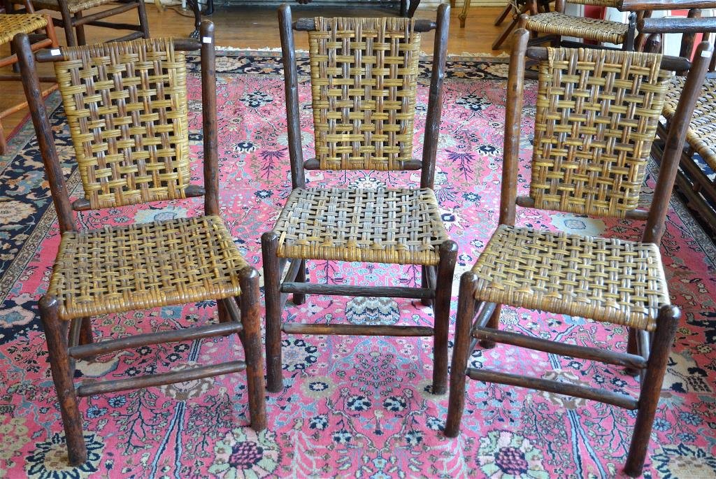 THREE MARTINSVILLE AMERICAN HICKORY COUNTRY CHAIRS (1 of 7)