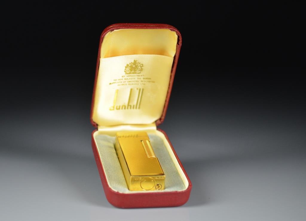 DUNHILL GOLD-PLATED LIGHTER (1 of 1)