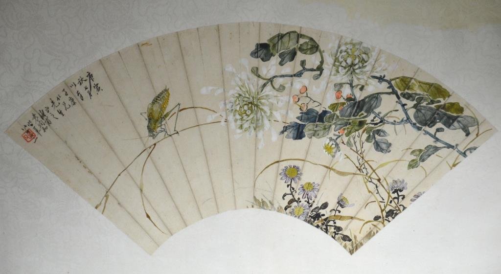 Framed Fan Painting By YUAN Depu (1 of 3)