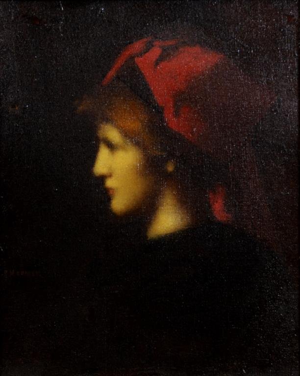 JEAN JACQUES HENNER (FRENCH, 1829-1905) (1 of 7)