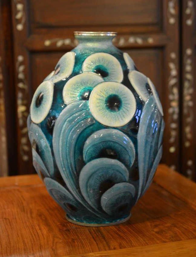 CAMILLE FAURE LIMOGES ART DECO VASE (1 of 10)