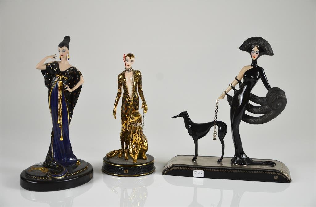 THREE FRANKLIN MINT PORCELAIN FIGURES (1 of 3)
