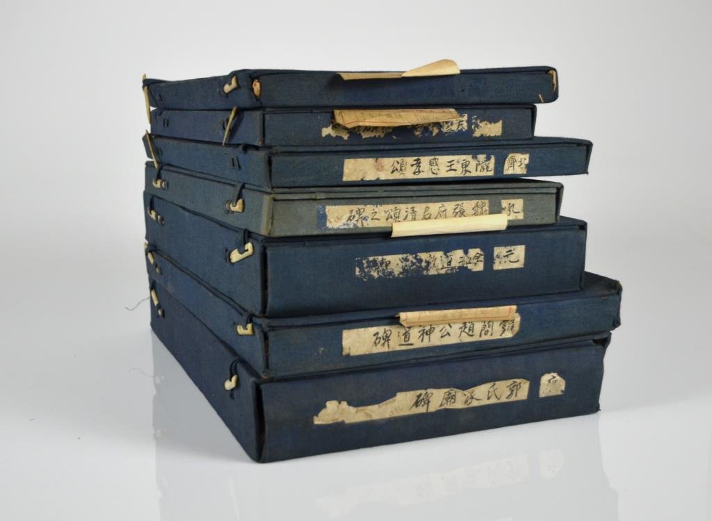 TWELVE UNUSUAL AND VERY LARGE STONE RUBBING PAGES (1 of 10)