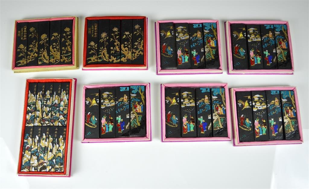 GROUP OF FOURTY HUIZHOU INK STICKS (1 of 2)
