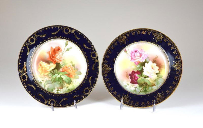 TWO ROYAL VIENNA PORCELAIN CABINET PLATES (1 of 5)