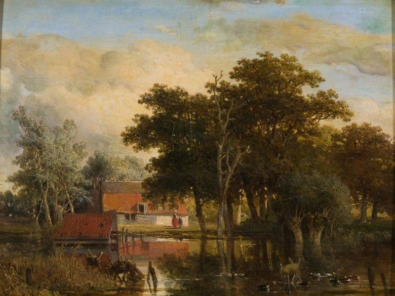 WILLEM ROELOFS (Dutch, 1822-1897) (1 of 9)