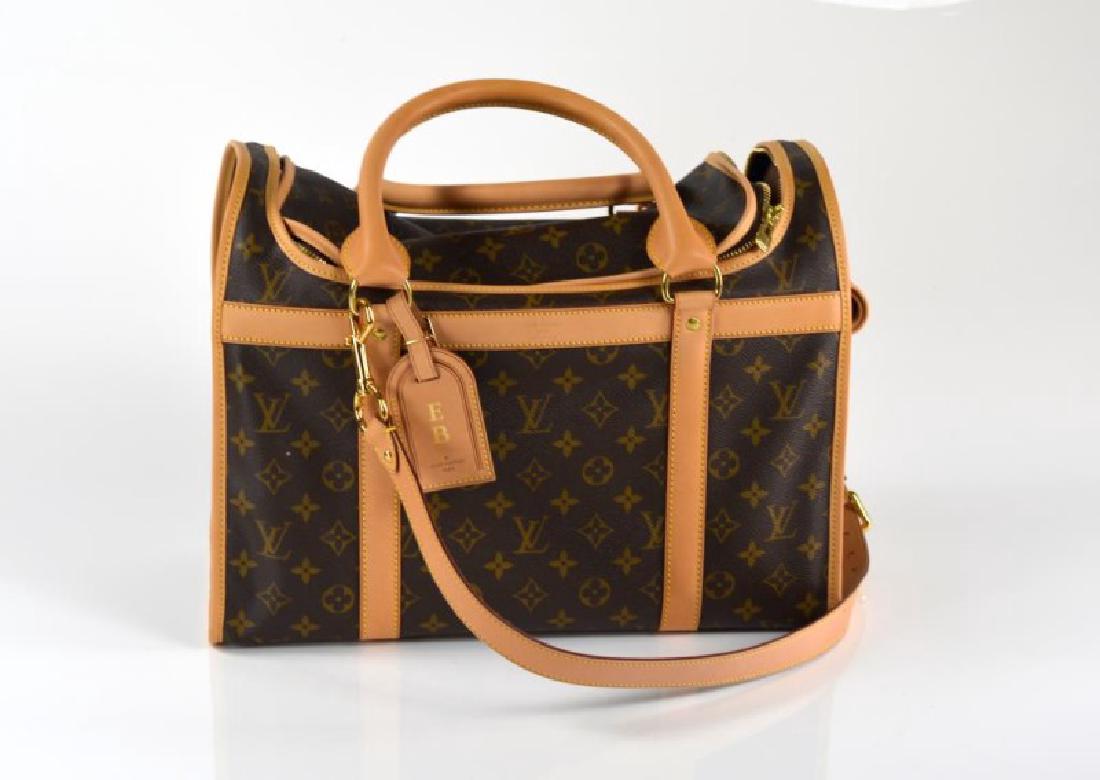 LOUIS VUITTON MONOGRAM CANVAS DOG CARRIER (1 of 4)
