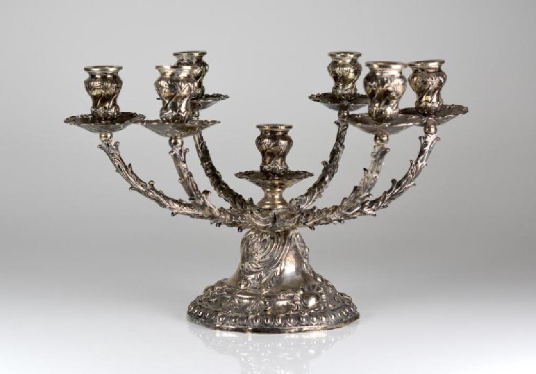 GERMAN SILVER CANDELABRA (1 of 3)