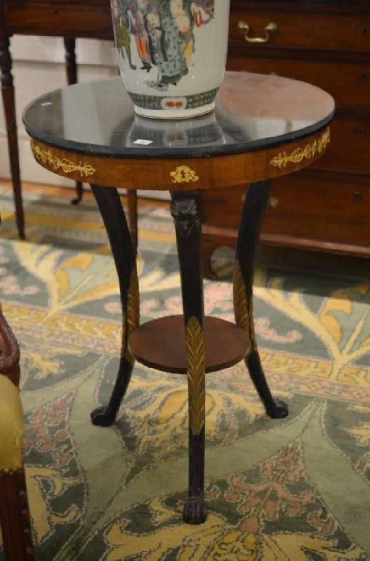FRENCH SIDE TABLE WITH BRONZE MOUNTS (1 of 1)