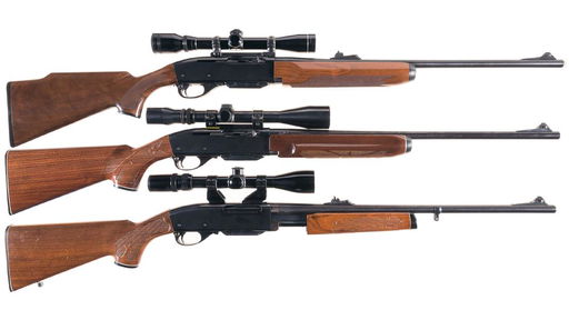 Three Remington Rifles With Scopes Jun 20 2019 Rock Island Auction In Il