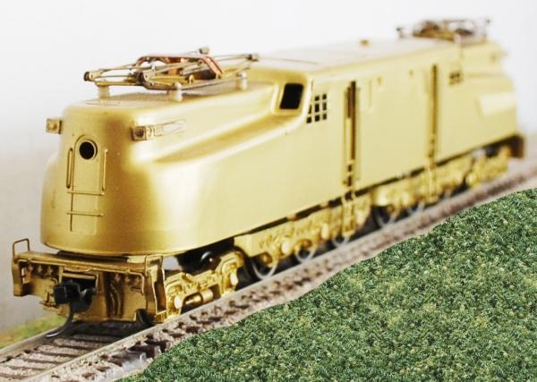 PRR GG-1 Lambert Brass HO UP: PRR GG-1 Lambert Brass HO unpainted – late version single shell. Arguably one of the most popular of all electric locomotives, the GG-1 with its Raymond Loewy streamlined styling is responsible for 