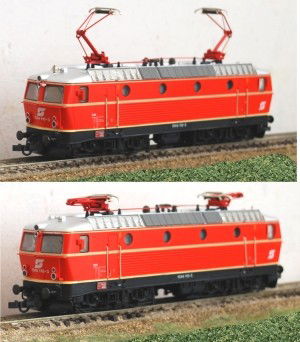 Austria OBB 1044 110-3 Electric Loco Roco 43550 HO: Austria OBB 1044 110-3 Electric Locomotive Roco 43550 HO Scale. The model is in the original box and packing. We see European couplers on the model. The model runs well on DC test track. We see workin