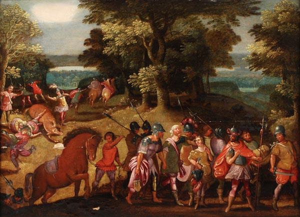 Follower of Pieter Cock van Aelst the Elder: Follower of Pieter Cock van Aelst the ElderA scene from OvidOil on panel76.2 x 106.7 cm (30 x 42 in)Provenance: The Collection of Derek Robert Nimmo (1930-1999)