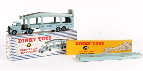 A Dinky No.582, Pullmore Car Transporter, pale bl