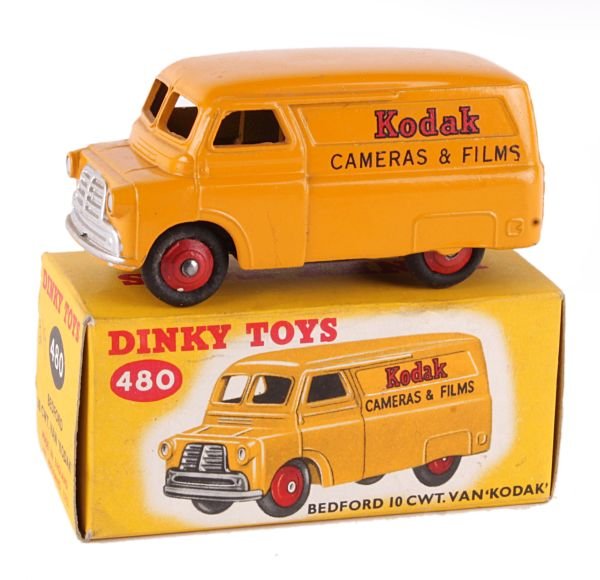 A Dinky No.480, Bedford 10cwt Van 'Kodak', dark y