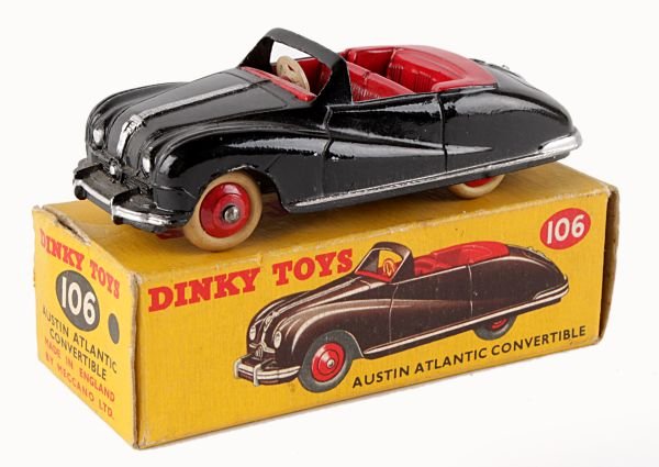 A Dinky No.106, Austin Atlantic Convertible, blac