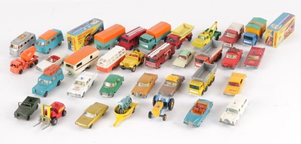 Thirty-eight assorted Matchbox 1-75 series models,
