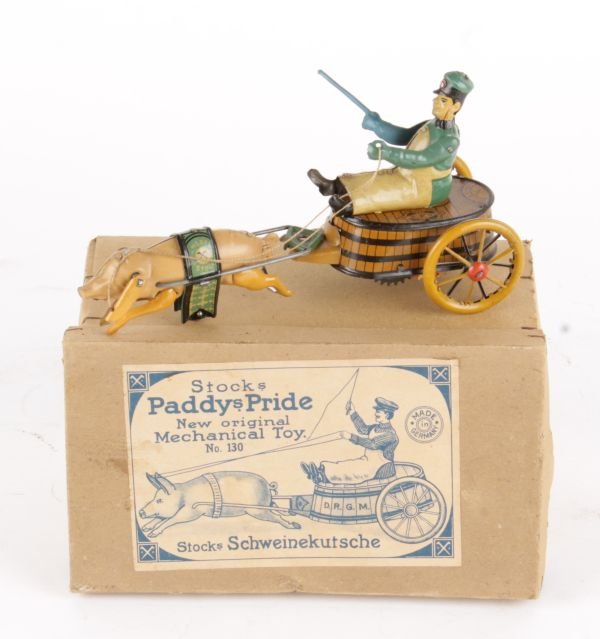 Stocks Paddys Pride. Mechanical Toy, A Stock's 'Pa