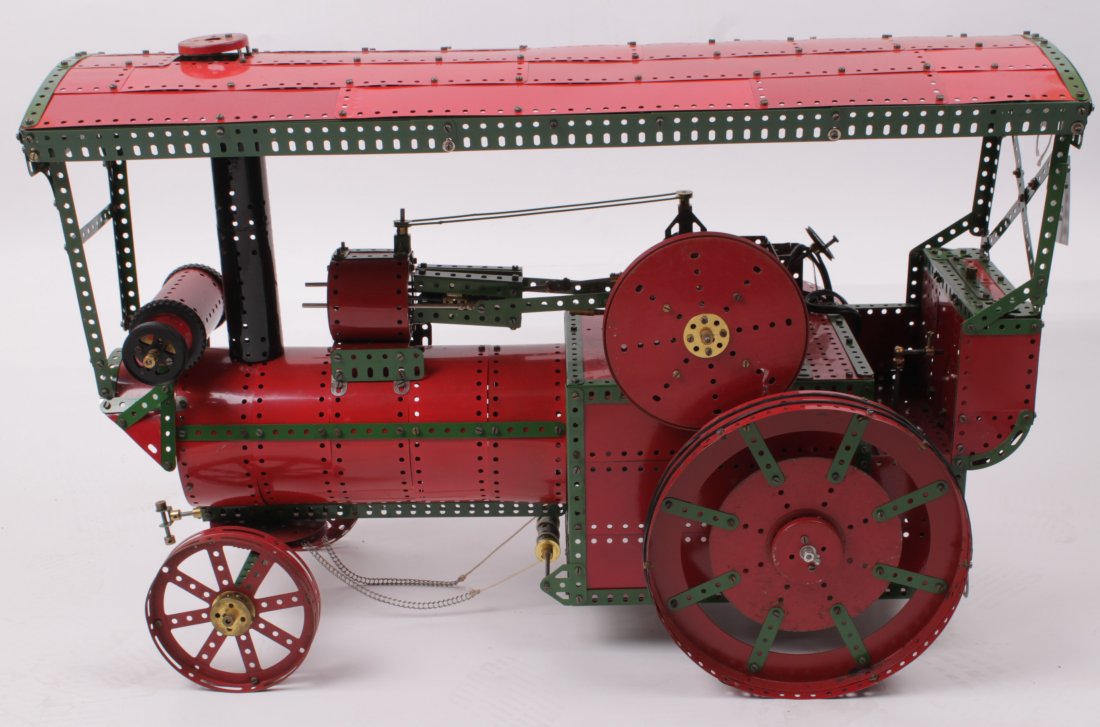 Meccano - A constructed model of a Showman's Engin
