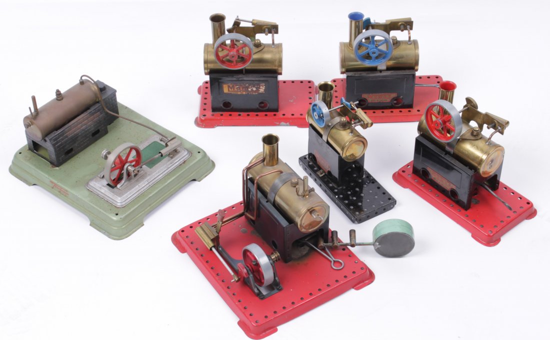 A Fleischmann stationary live-steam plant, with a